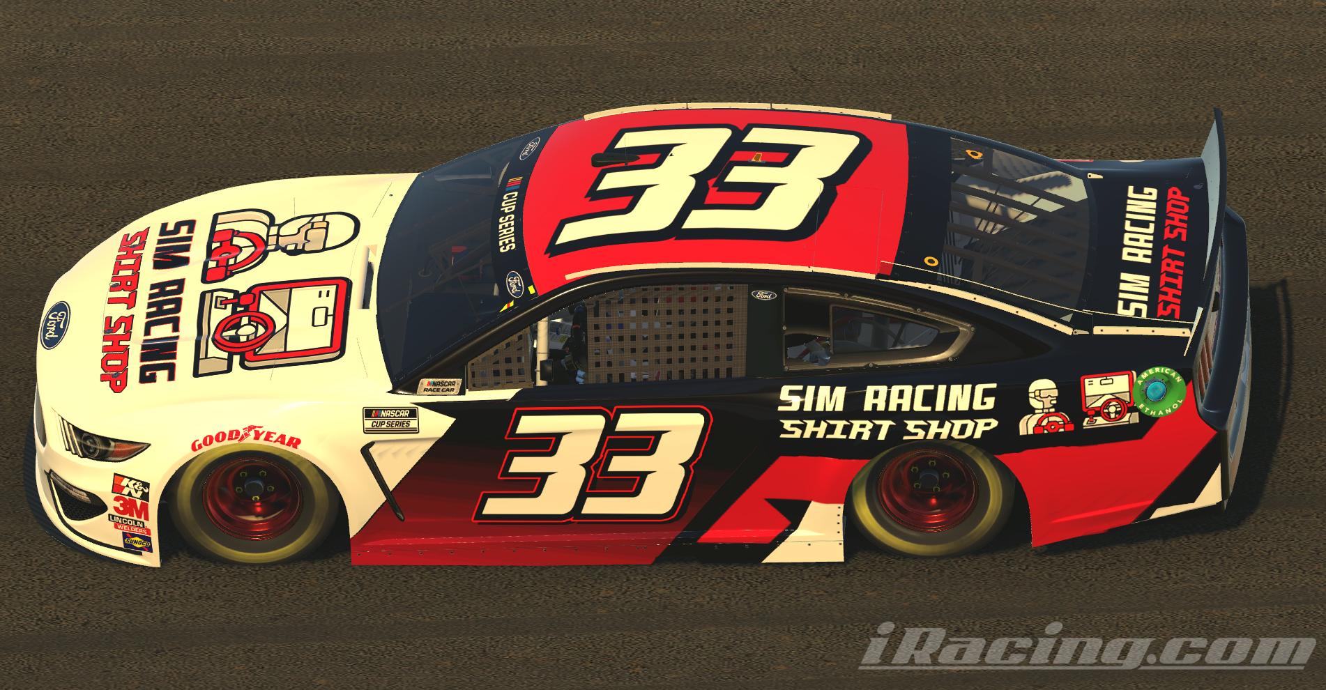 Preview of Sim Racing Shirt Shop Cup Car (Custom #) by Chris T J.