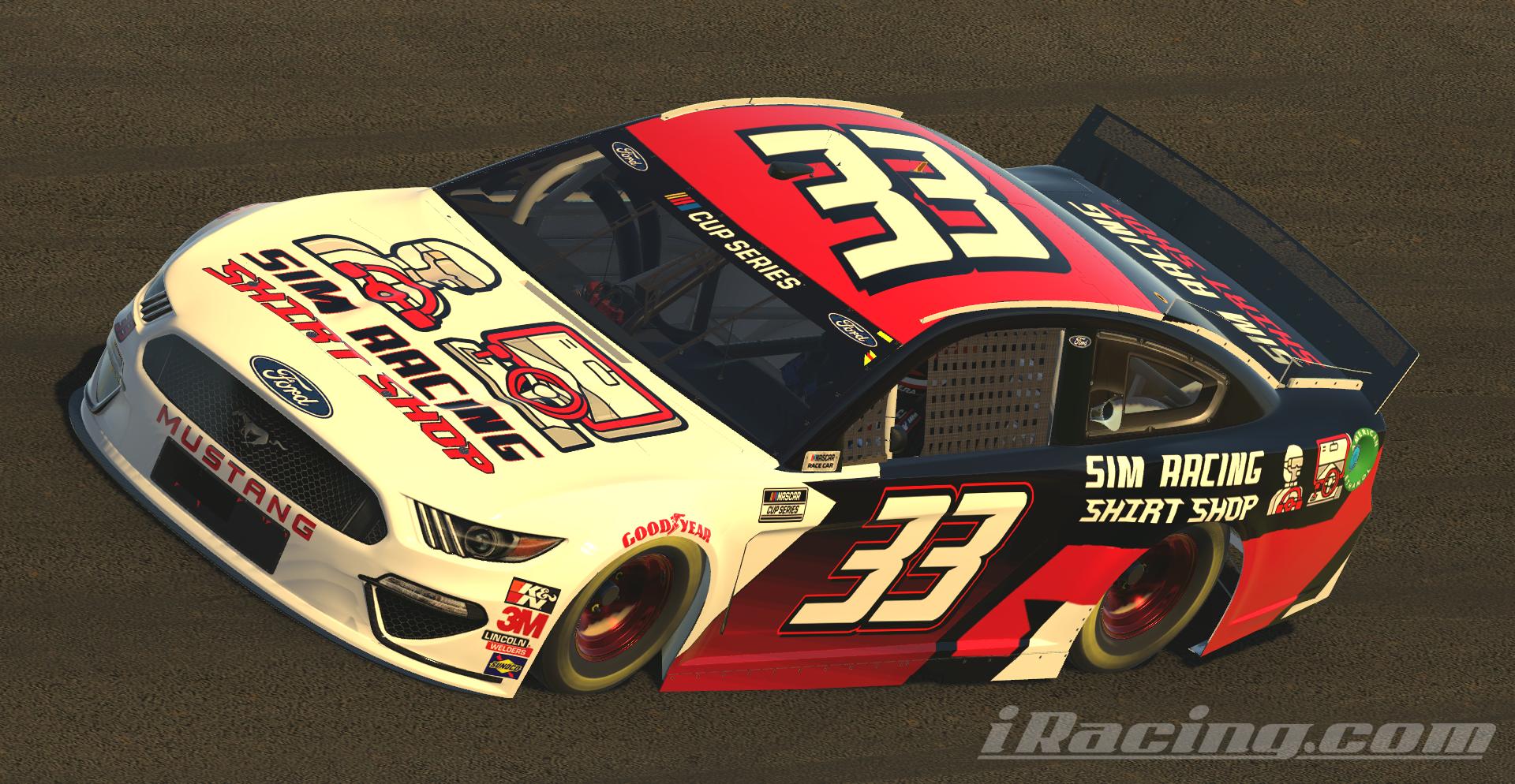 Preview of Sim Racing Shirt Shop Cup Car (Custom #) by Chris T J.