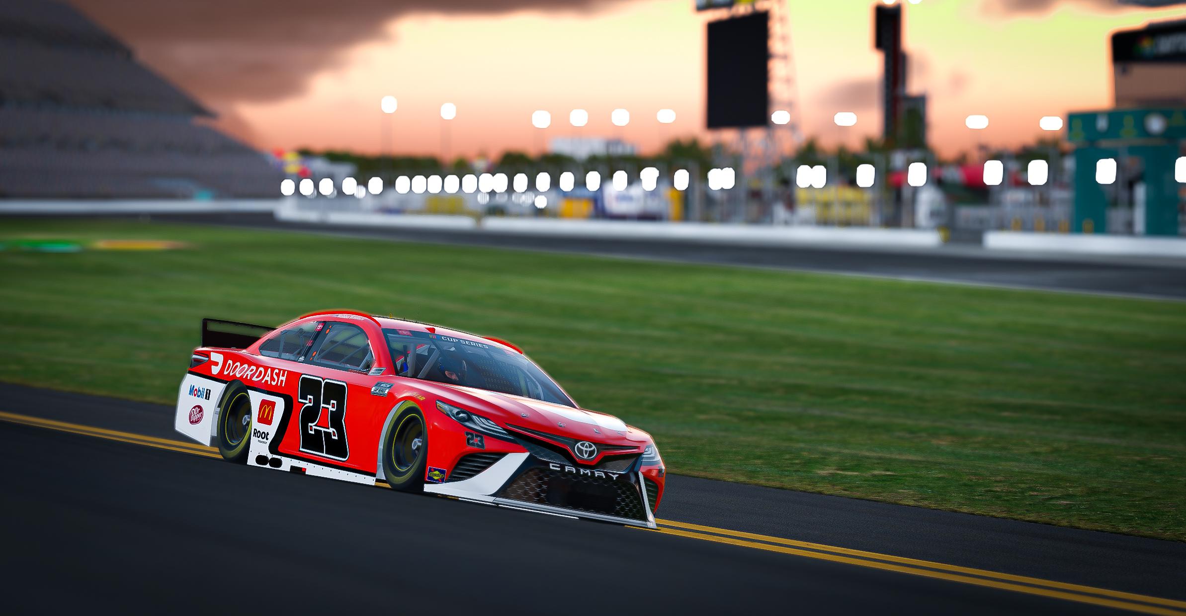 Preview of OFFICIAL 2021 Bubba Wallace 23XI DoorDash Red - w/ number by Adam Heili