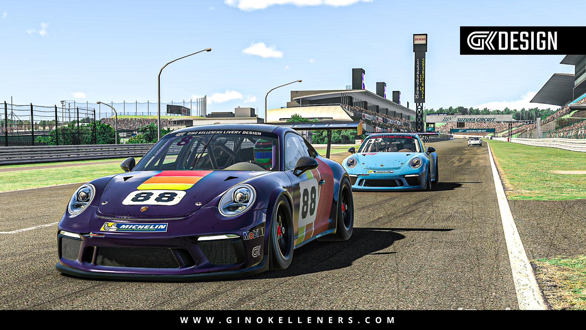 Preview of Purple Rain Livery - Porsche 911 GT3 Cup  by Gino Kelleners