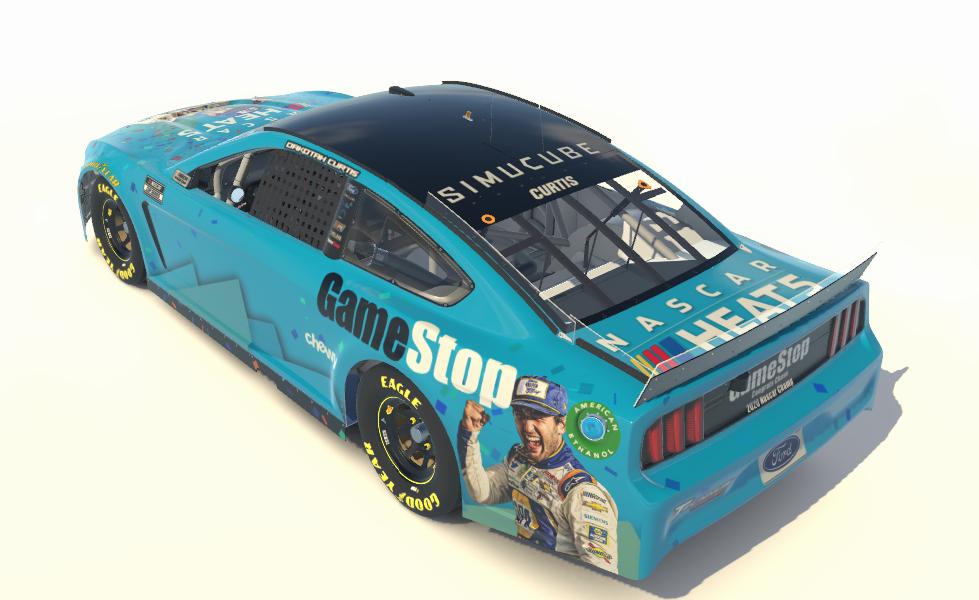 Nascar Heat 5 Gamestop paint NO NUMBER by Dakotah Curtis Trading Paints