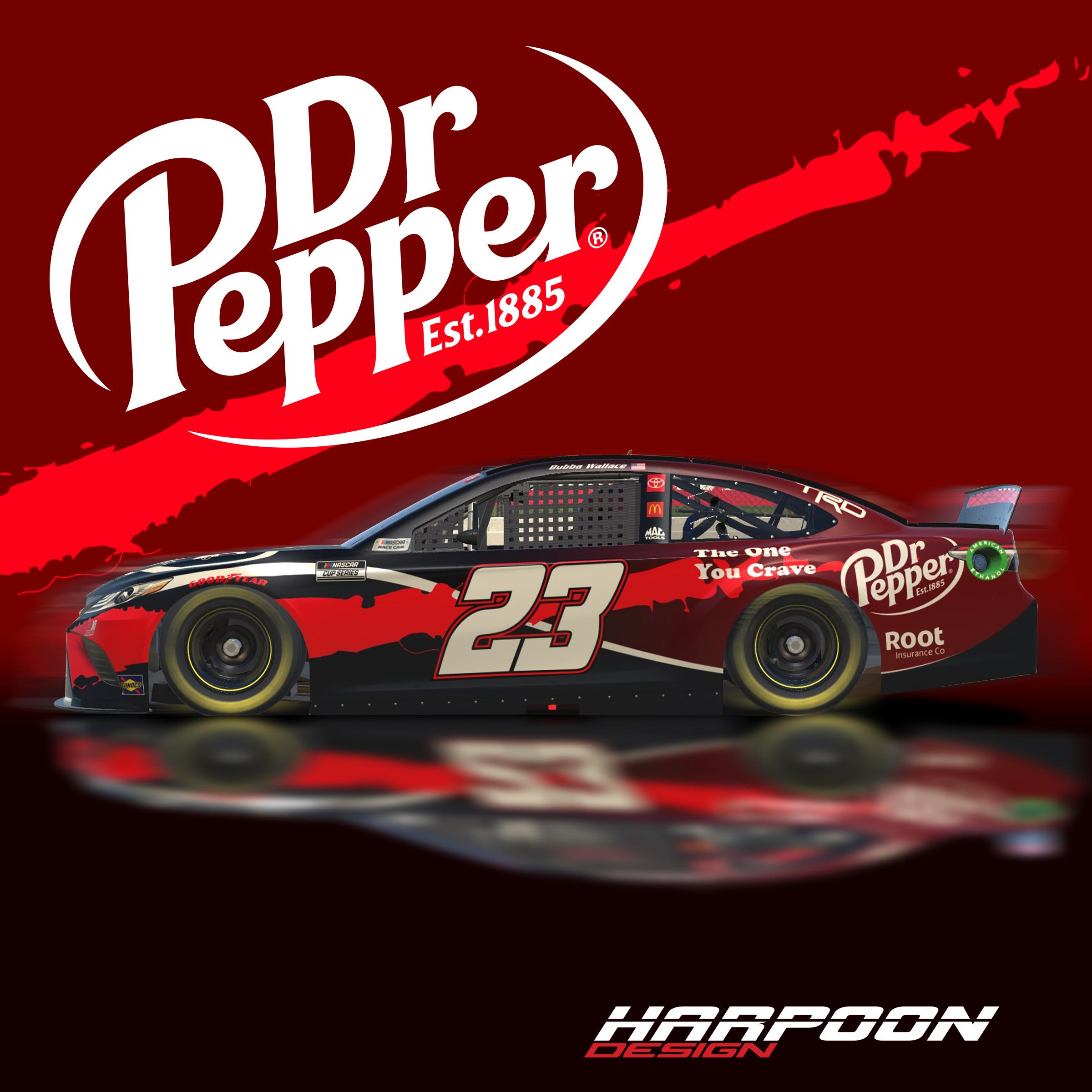2021 Bubba Wallace Dr. Pepper Concept Camry by Brantley Roden Trading