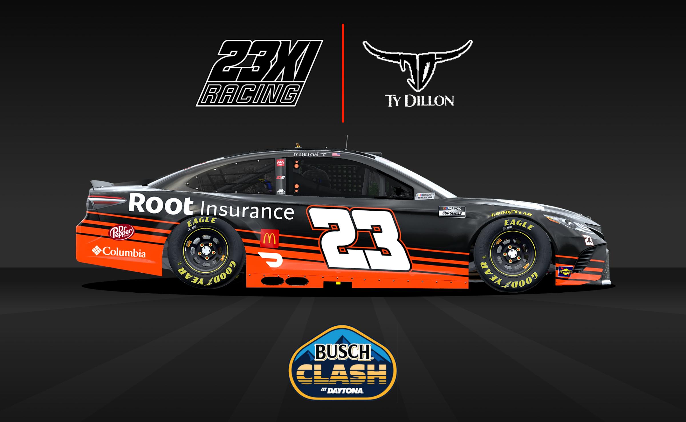 OFFICIAL Ty Dillon Root Insurance 23XI 2021 Busch Clash OFFICIAL Ty Dillon Root Insurance 23XI 2021 Busch Clash