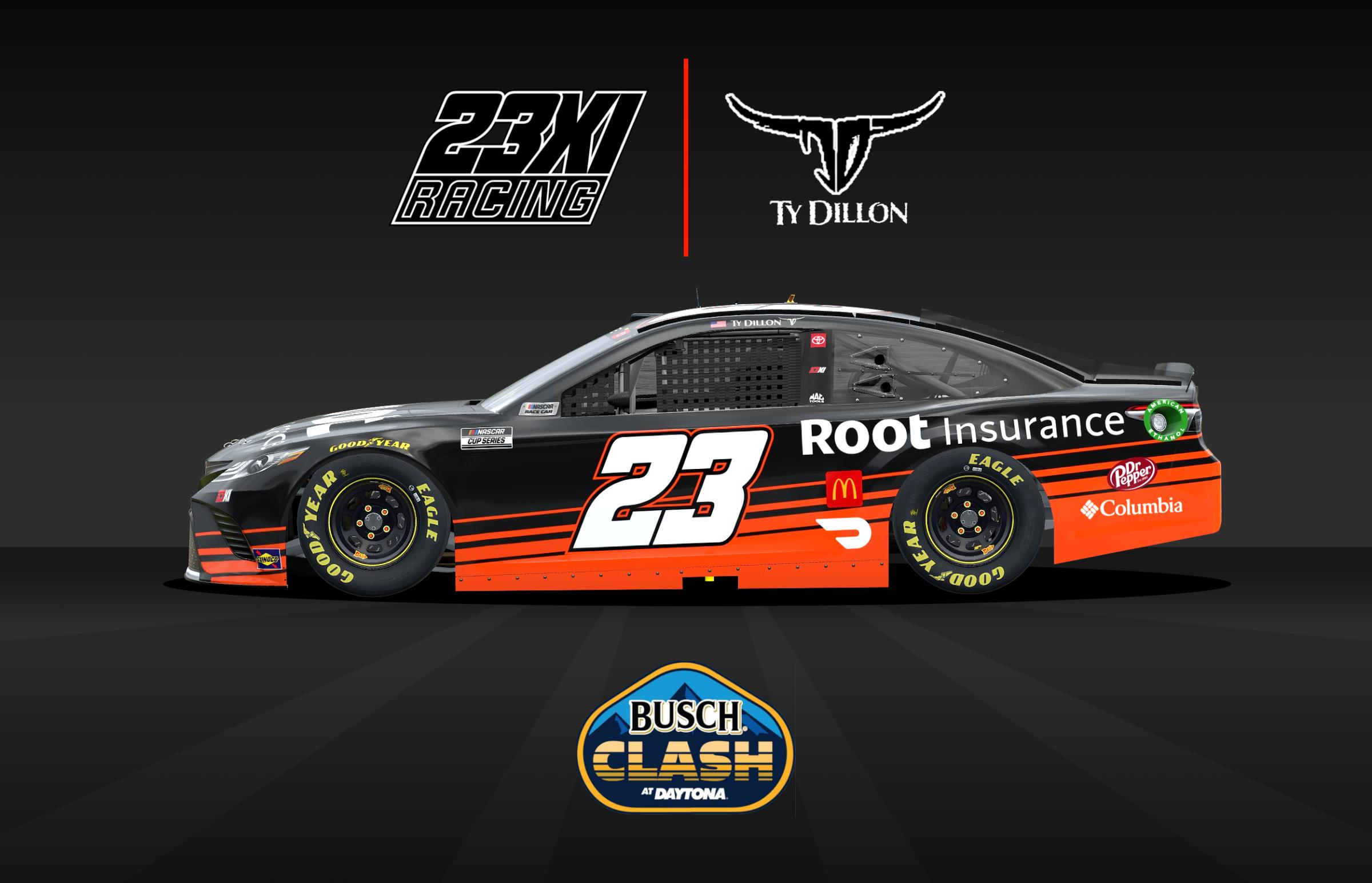 OFFICIAL Ty Dillon Root Insurance 23XI 2021 Busch Clash OFFICIAL Ty Dillon Root Insurance 23XI 2021 Busch Clash