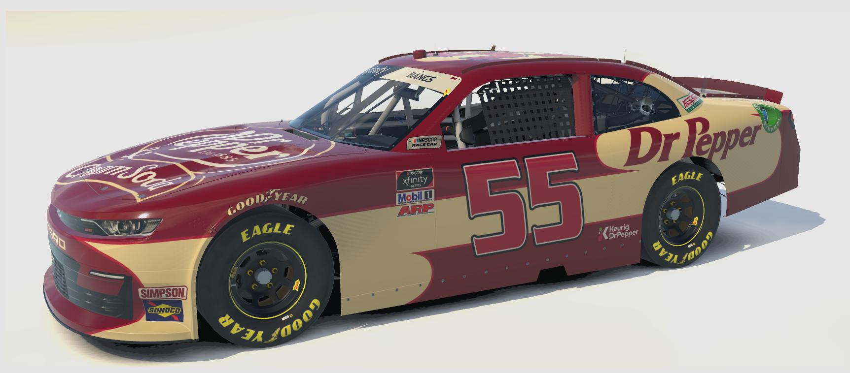 Dr Pepper & Cream Soda Chevrolet Camaro (Custom Number) by Will Bangs