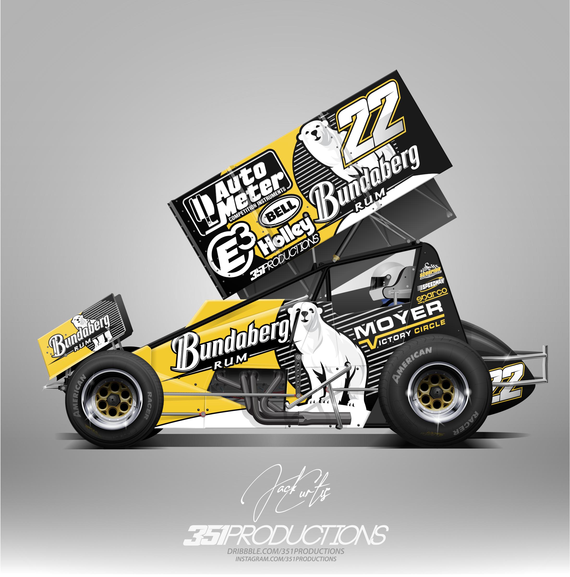 Preview of Hamish Douglas Bundy Rum Sprint-Car (Updated number) by Jack Curtis2