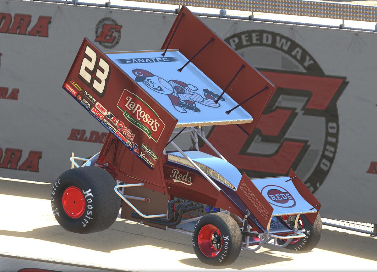 Dirt Sprint 305 - Cincinnati Reds by Brian N. - Trading Paints