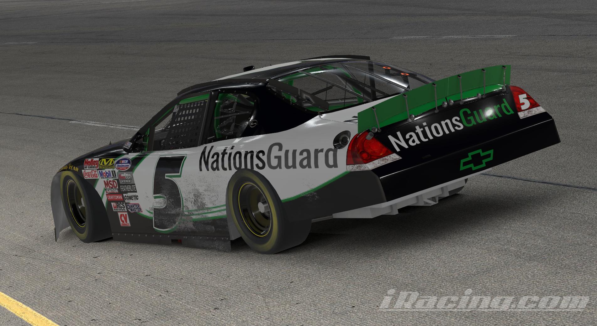 Fictional 2021 Kyle Larson ARCA Car Nations Guard by Jason Furqueron