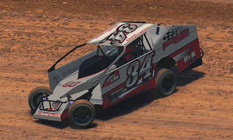 Dirt Big Block Modified Brian Lawson no num by Dave Ward Jr. Trading