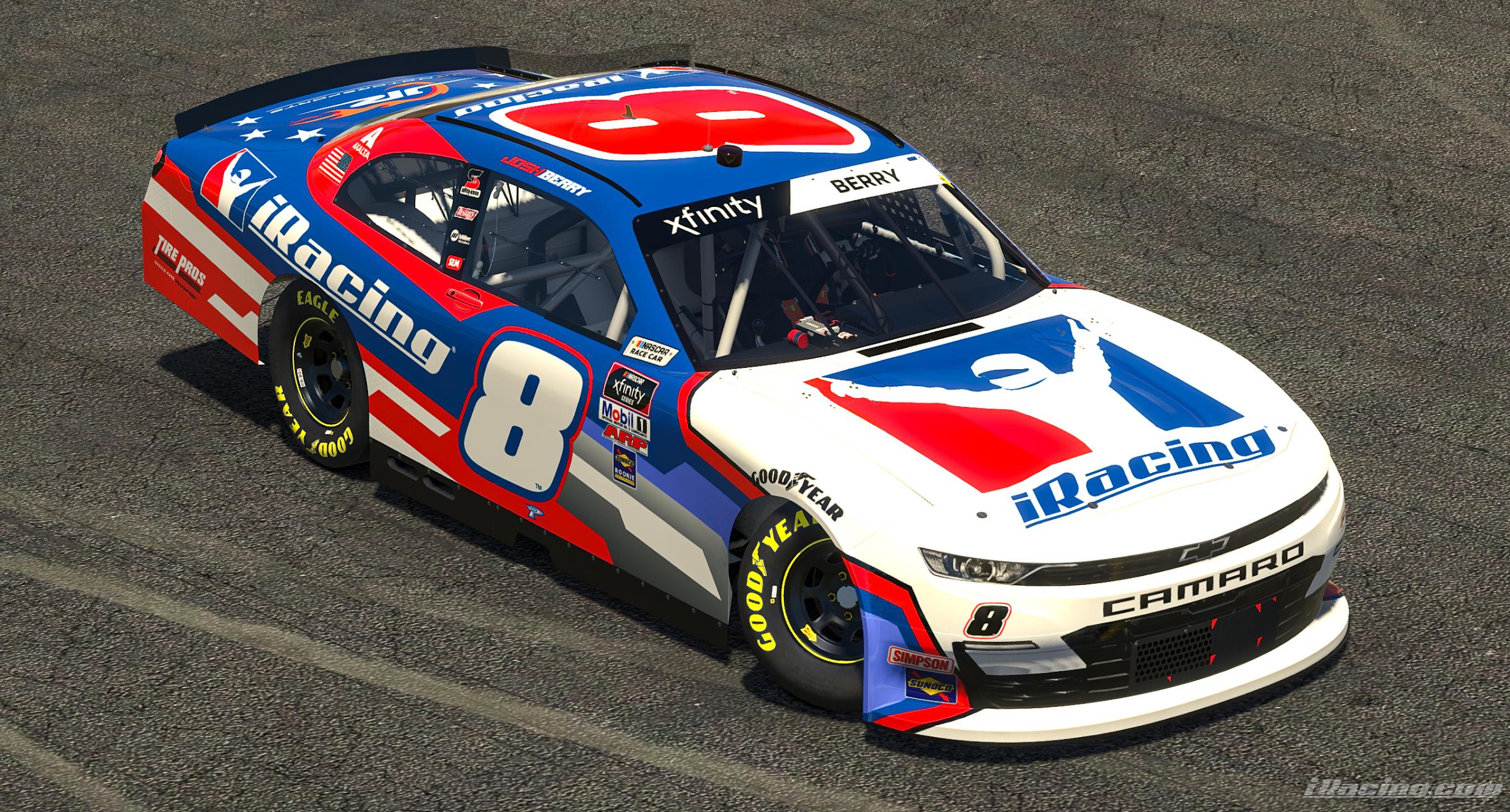2021 Josh Berry iRacing Camaro by Ryan A Williams Trading Paints