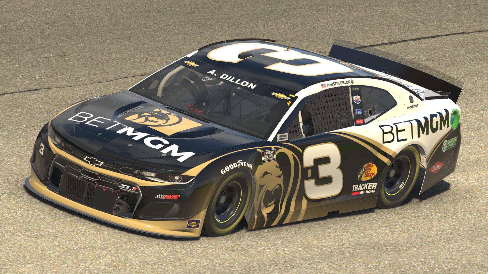2021 Austin Dillon BetMGM No. 3 Chevy by Michael DiPasquale Trading