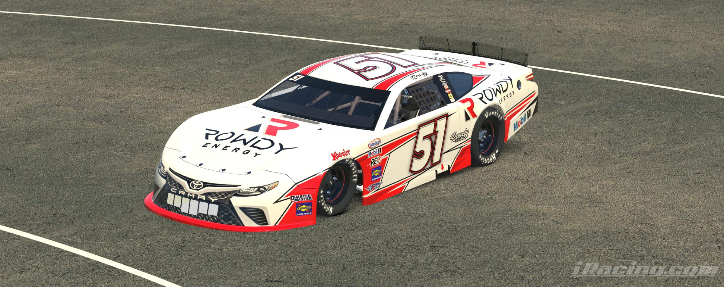 Fictional Kyle Busch Rowdy Energy Custom by Zack Nichols Trading