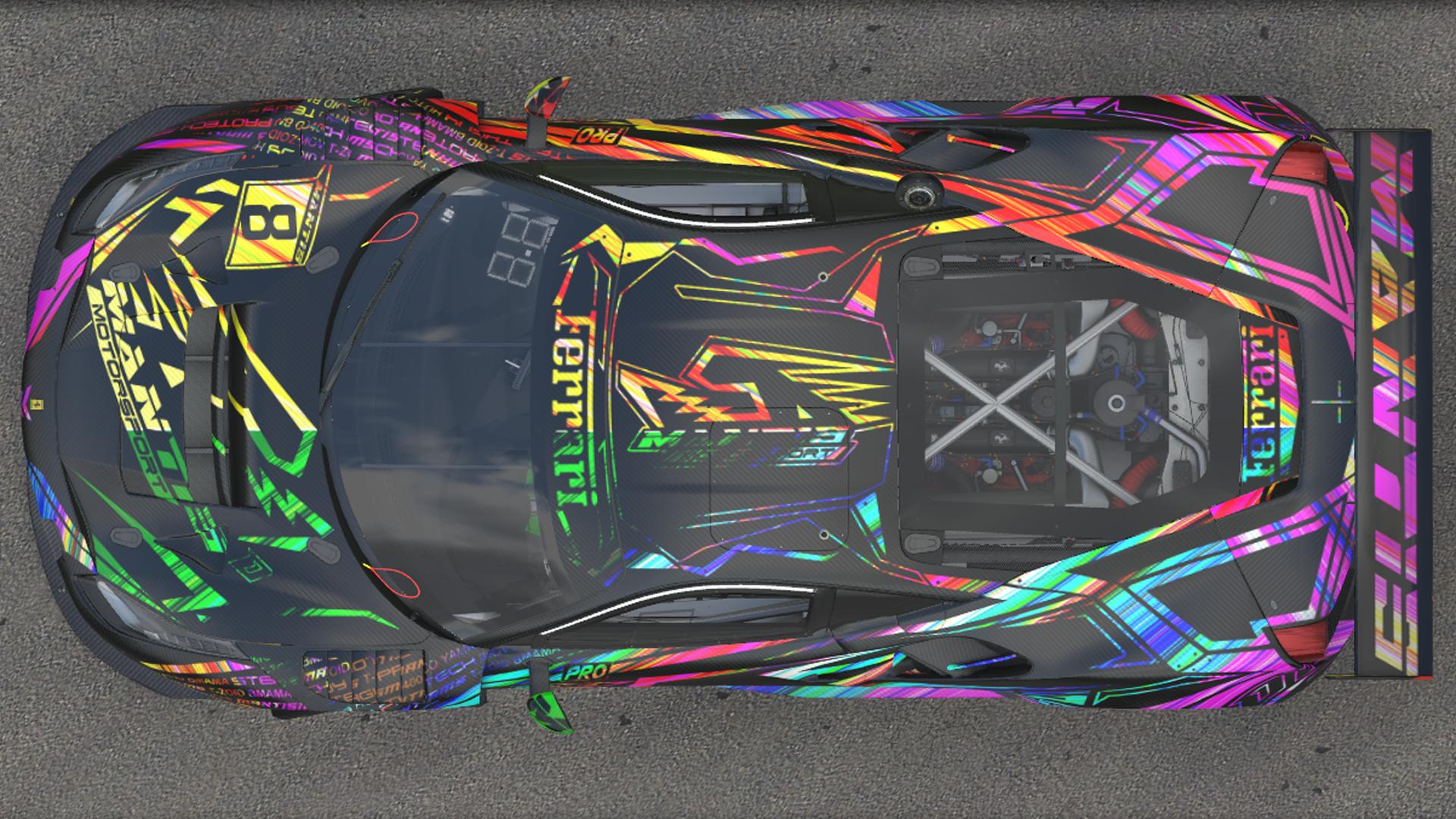 Preview of Ferrari 488 GT3 PSYCHO CARBON by Kirk S.