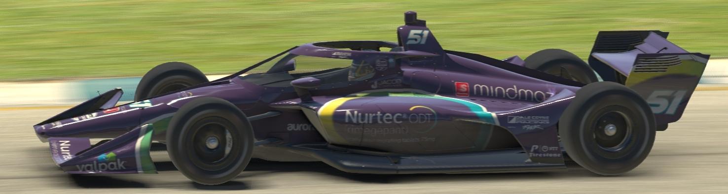 Preview of #51 Romain Grosjean No NUMBER RWR 2021 Honda by Jaedon W.S Lawson