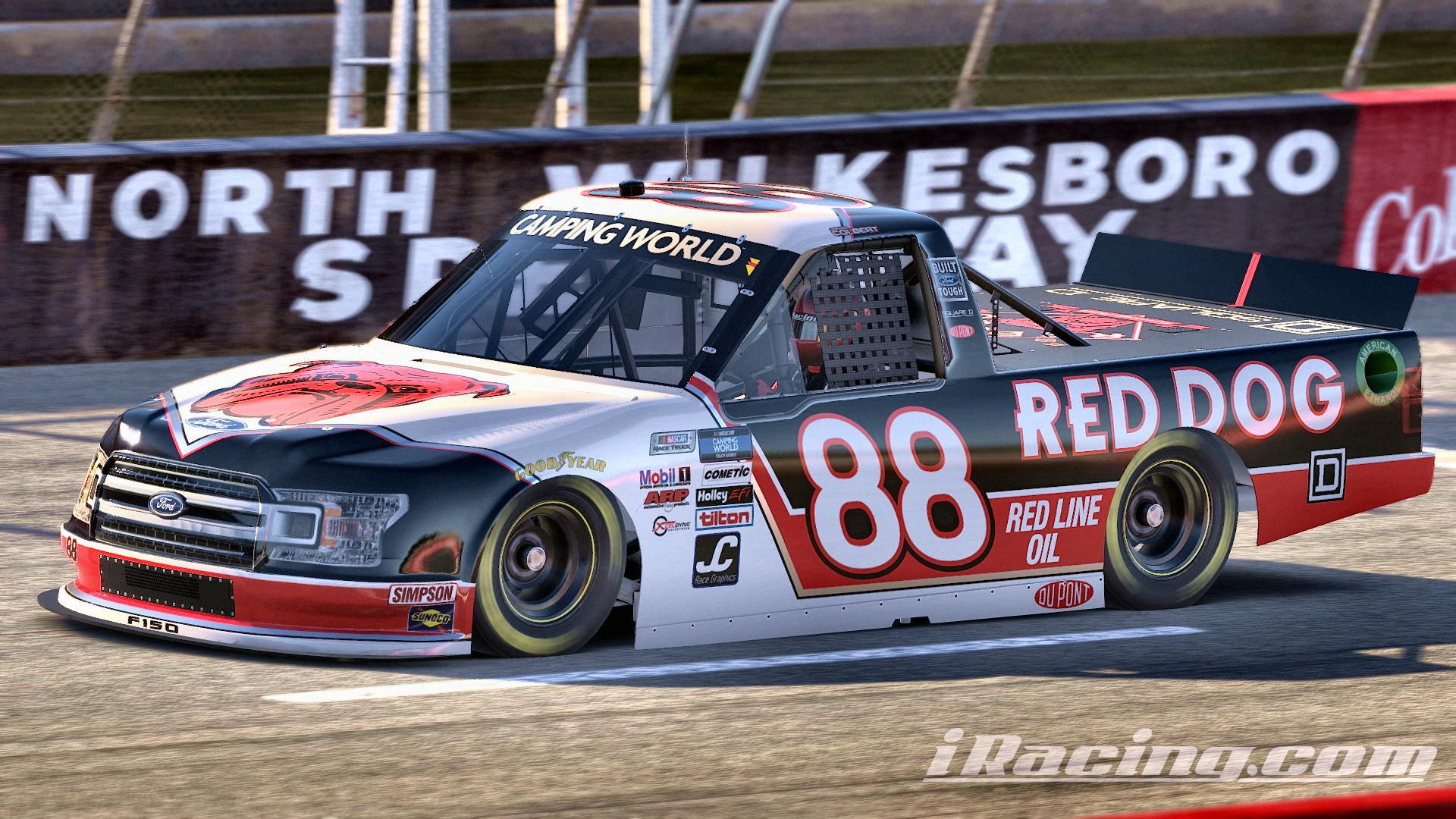 Preview of Kenny Wallace 1995 Red Dog F150 Throwback by Jonah Colbert