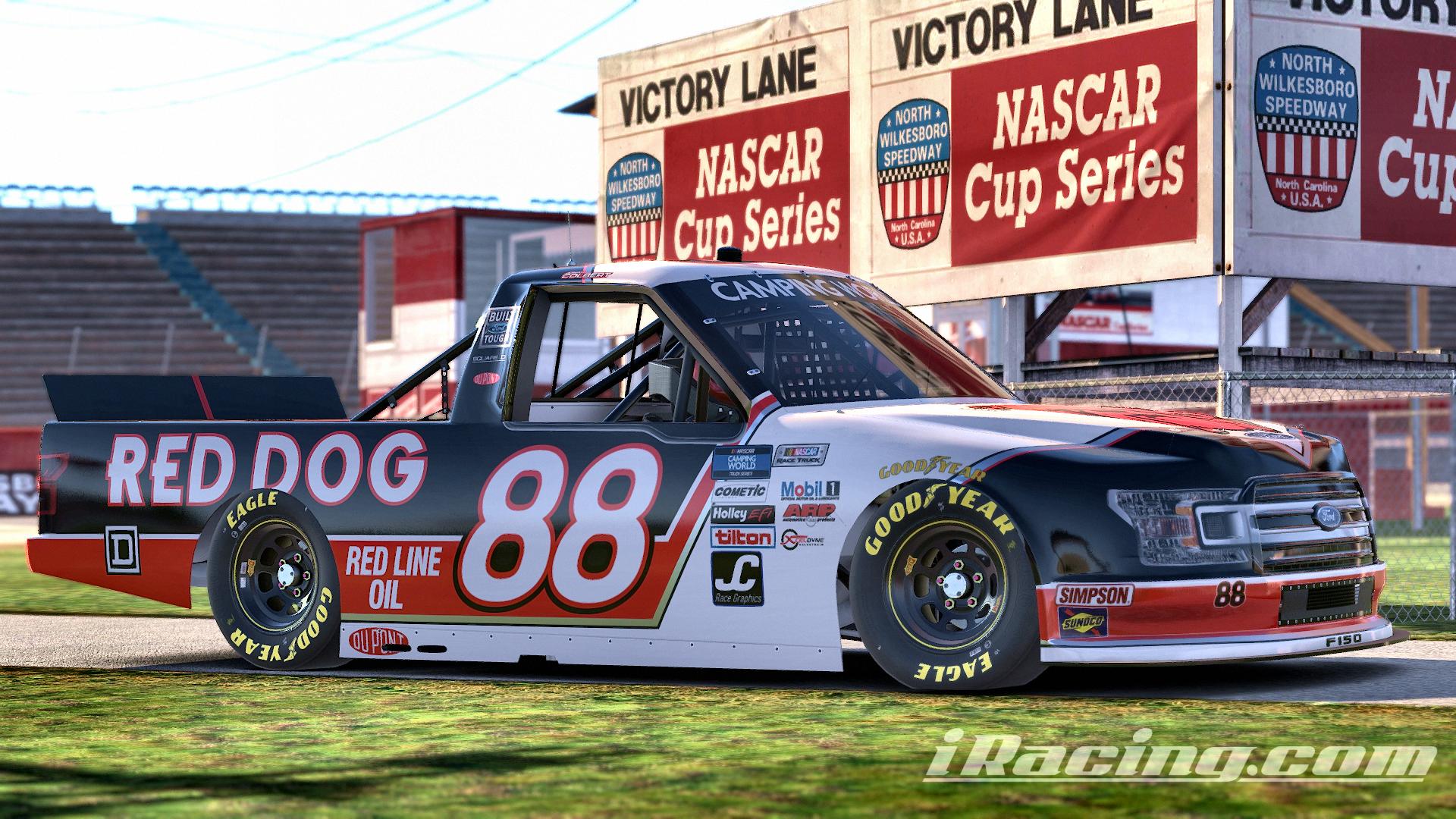Preview of Kenny Wallace 1995 Red Dog F150 Throwback by Jonah Colbert