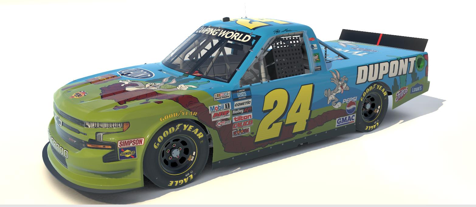 jeff gordon bugs bunny car