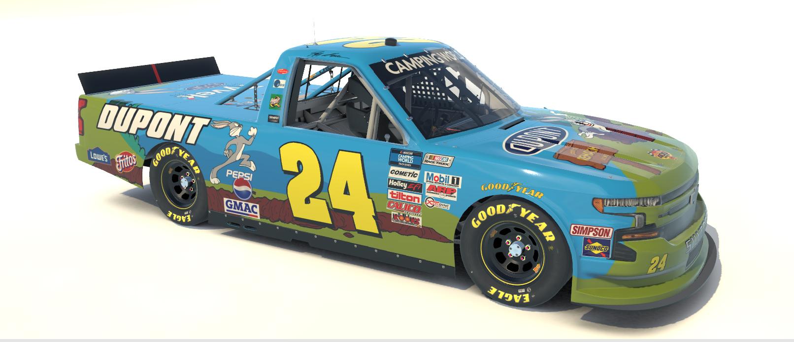 jeff gordon bugs bunny car