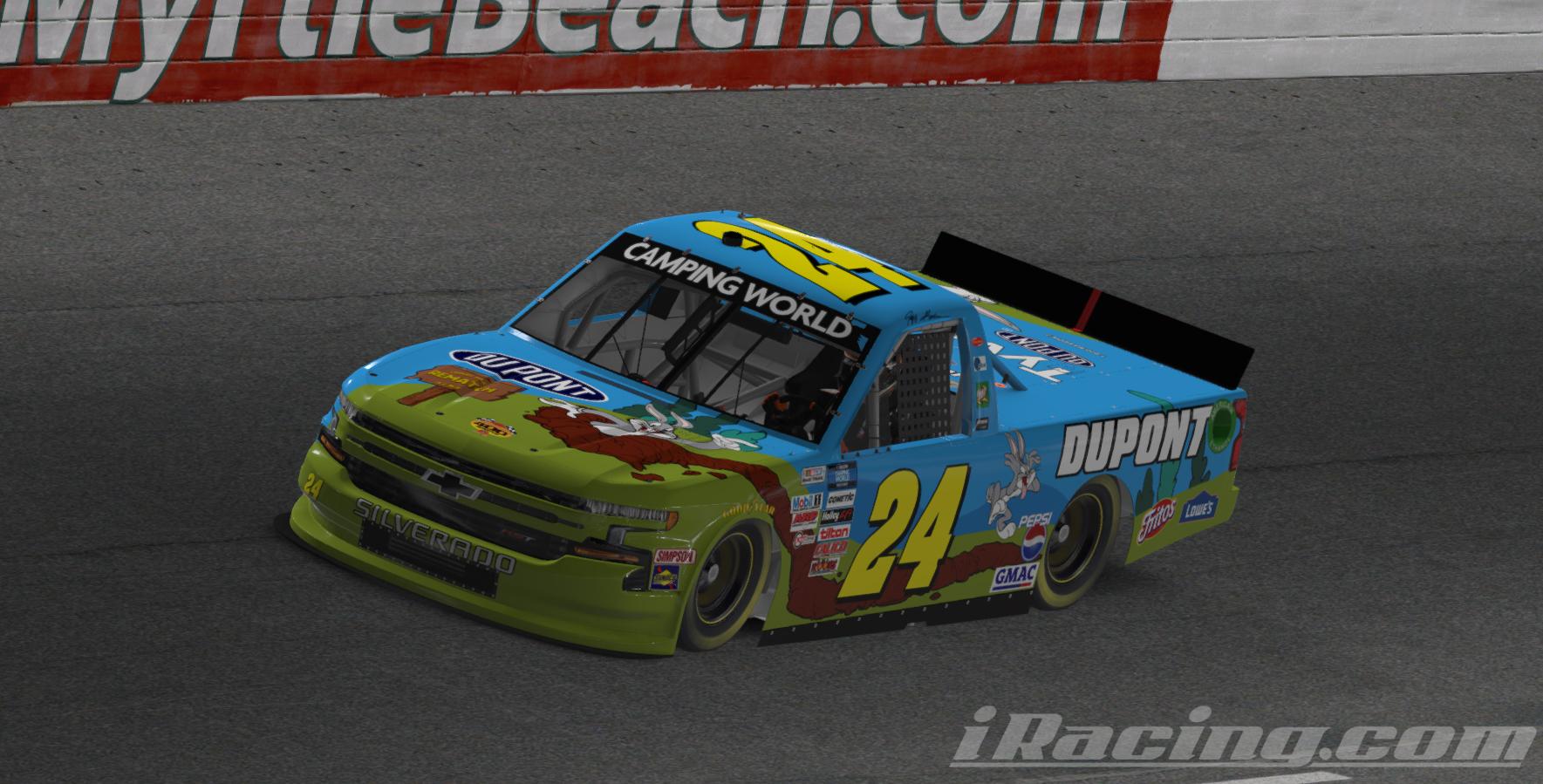 jeff gordon bugs bunny car