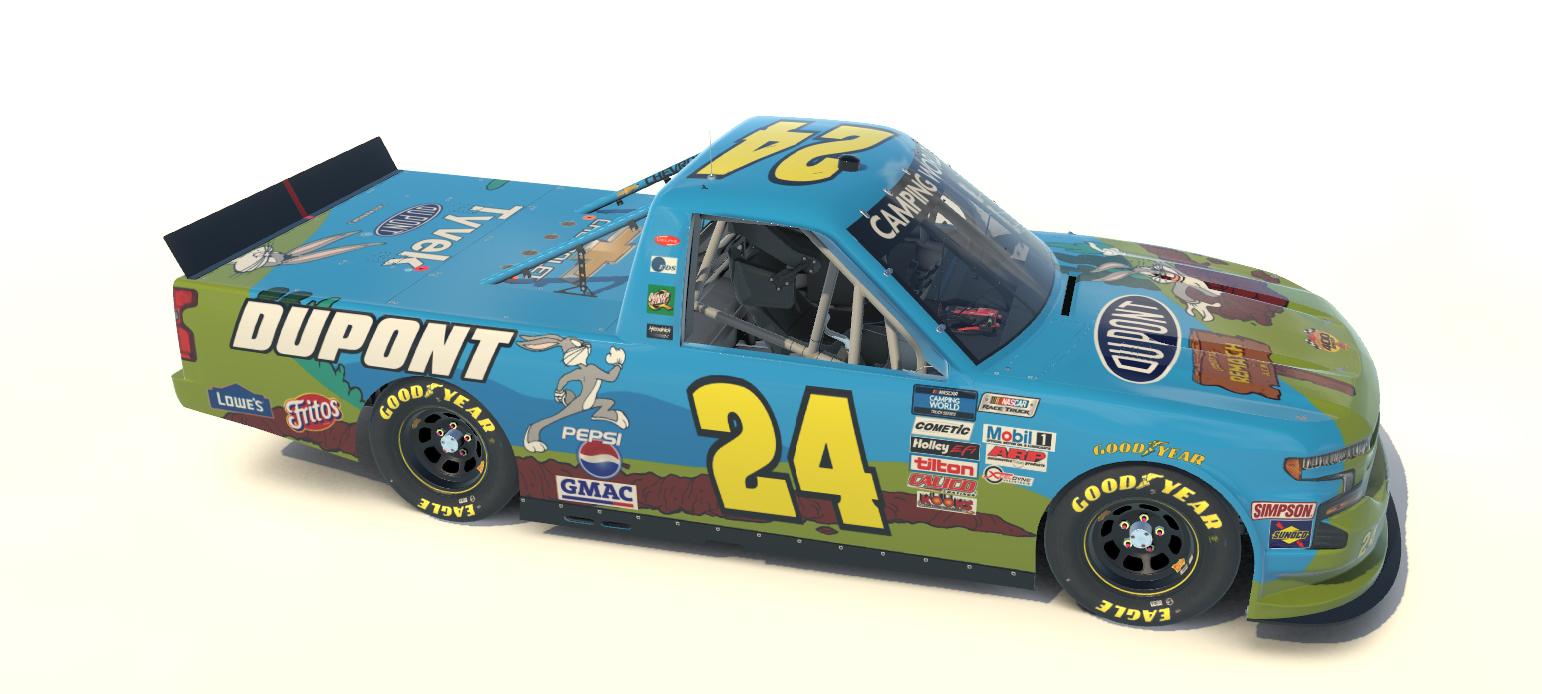 jeff gordon bugs bunny car