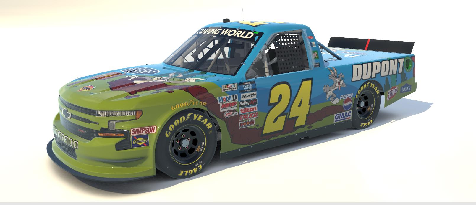 jeff gordon bugs bunny car