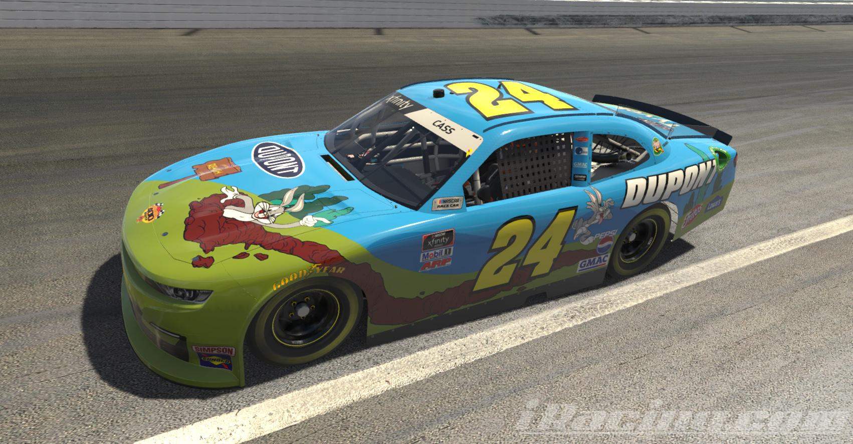 jeff gordon bugs bunny car