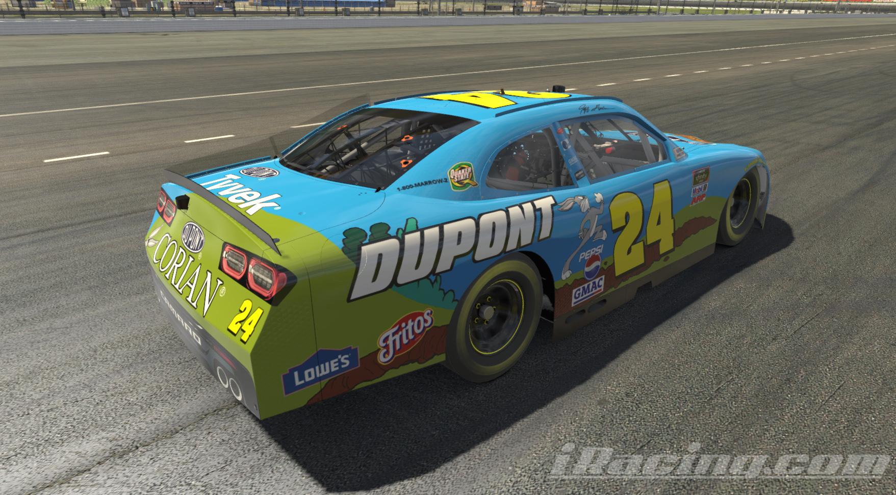 jeff gordon bugs bunny car