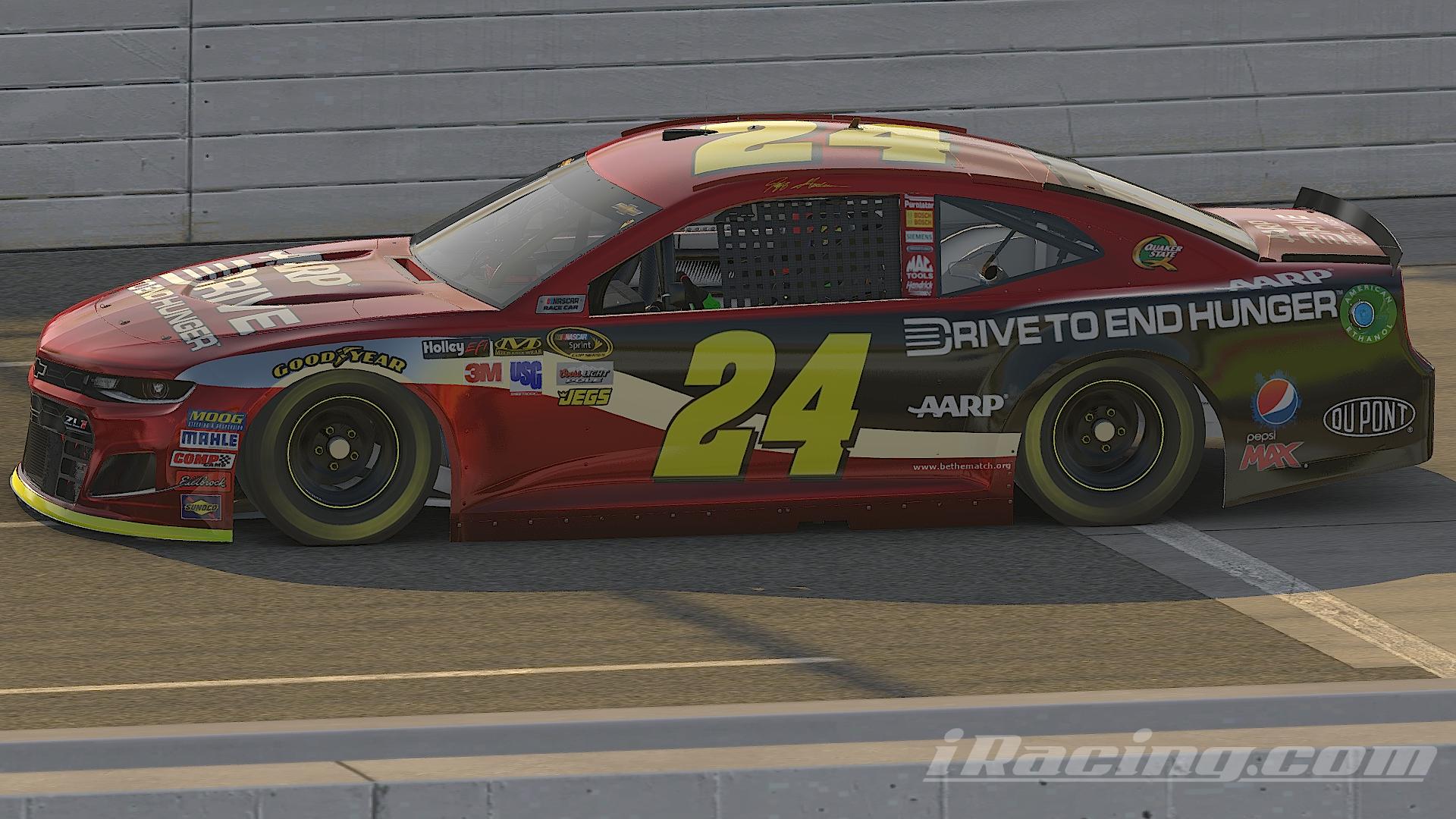 Preview of Jeff Gordon 2012 AARP Drive To End Hunger Chevrolet Camaro ZL1 1LE by Nicholas Doucette