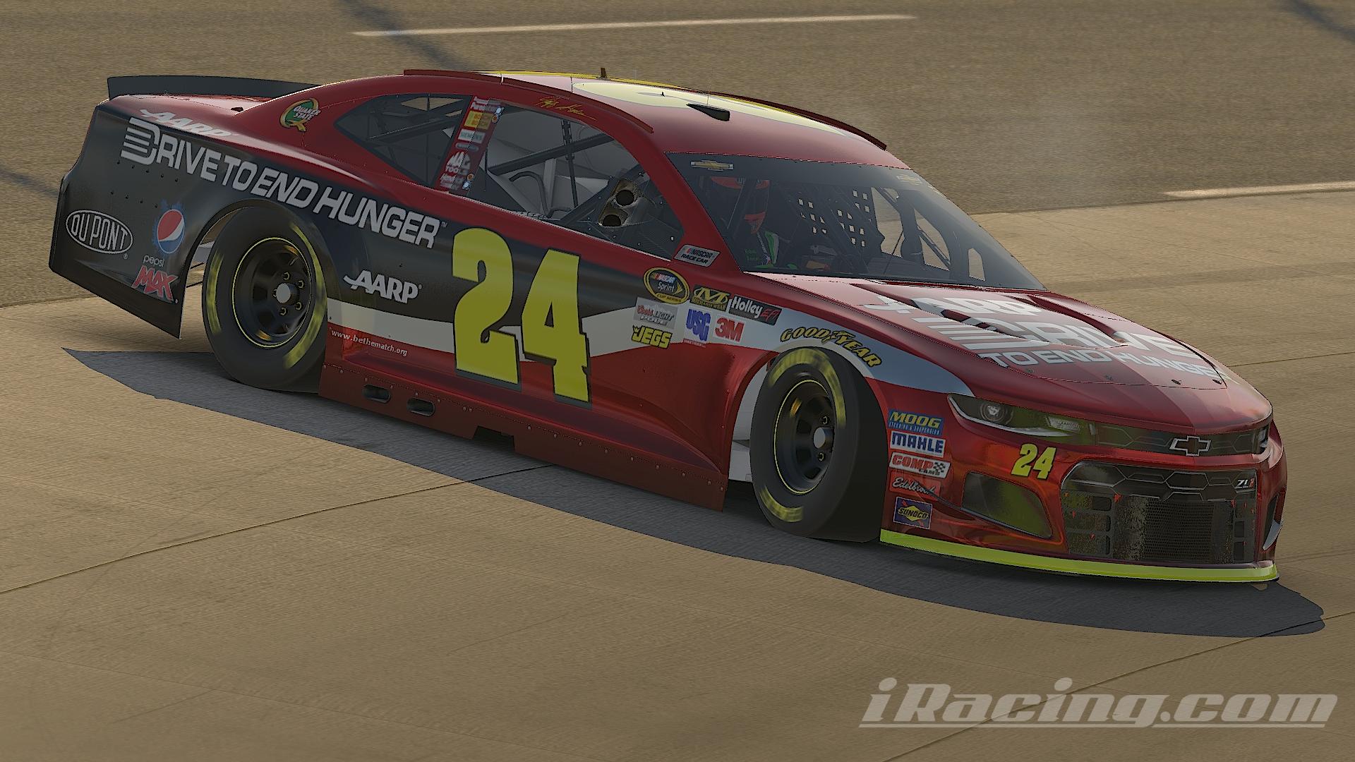 Preview of Jeff Gordon 2012 AARP Drive To End Hunger Chevrolet Camaro ZL1 1LE by Nicholas Doucette