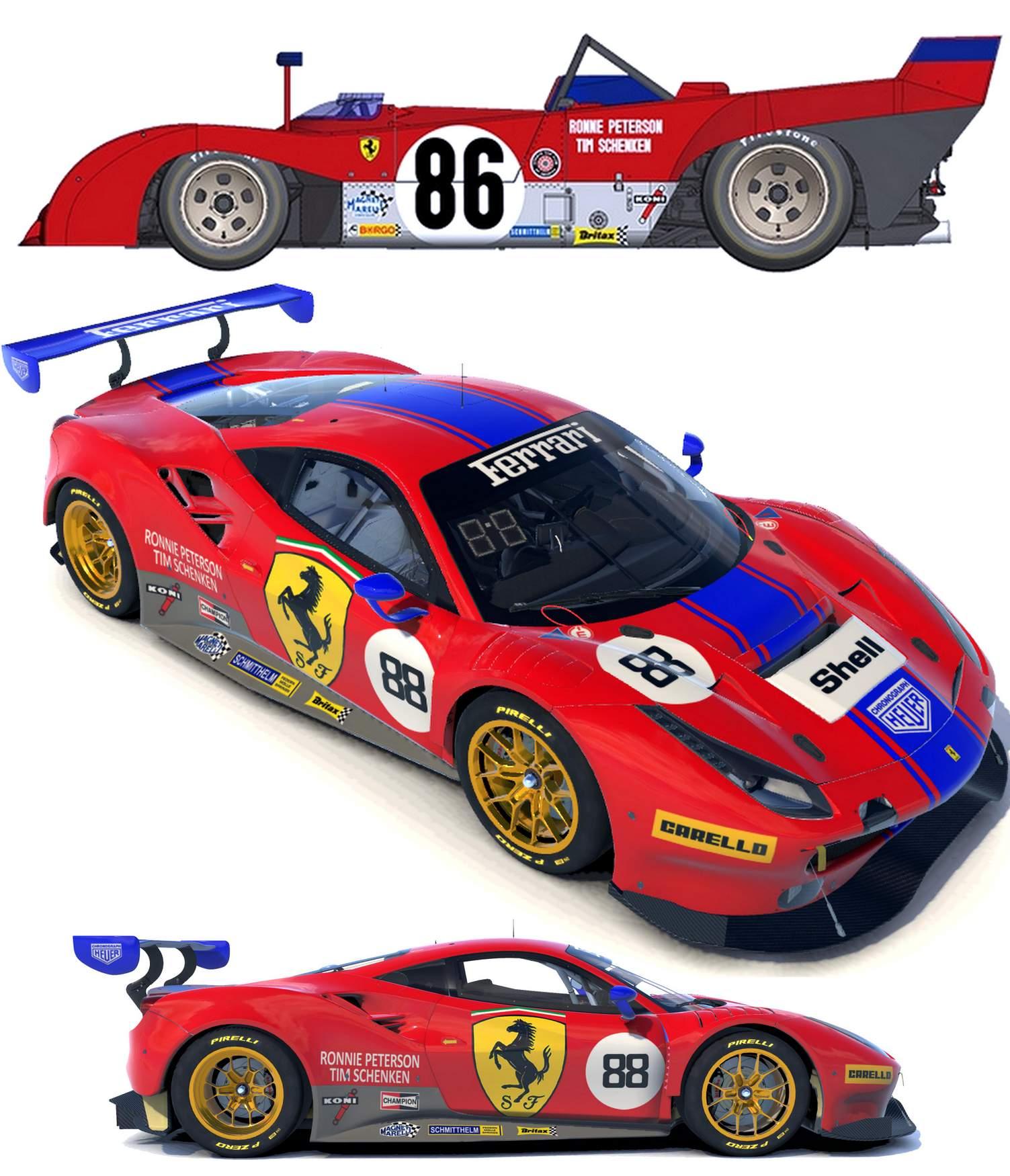 Preview of Ferrari GT3 Retro Livery by Paul V.