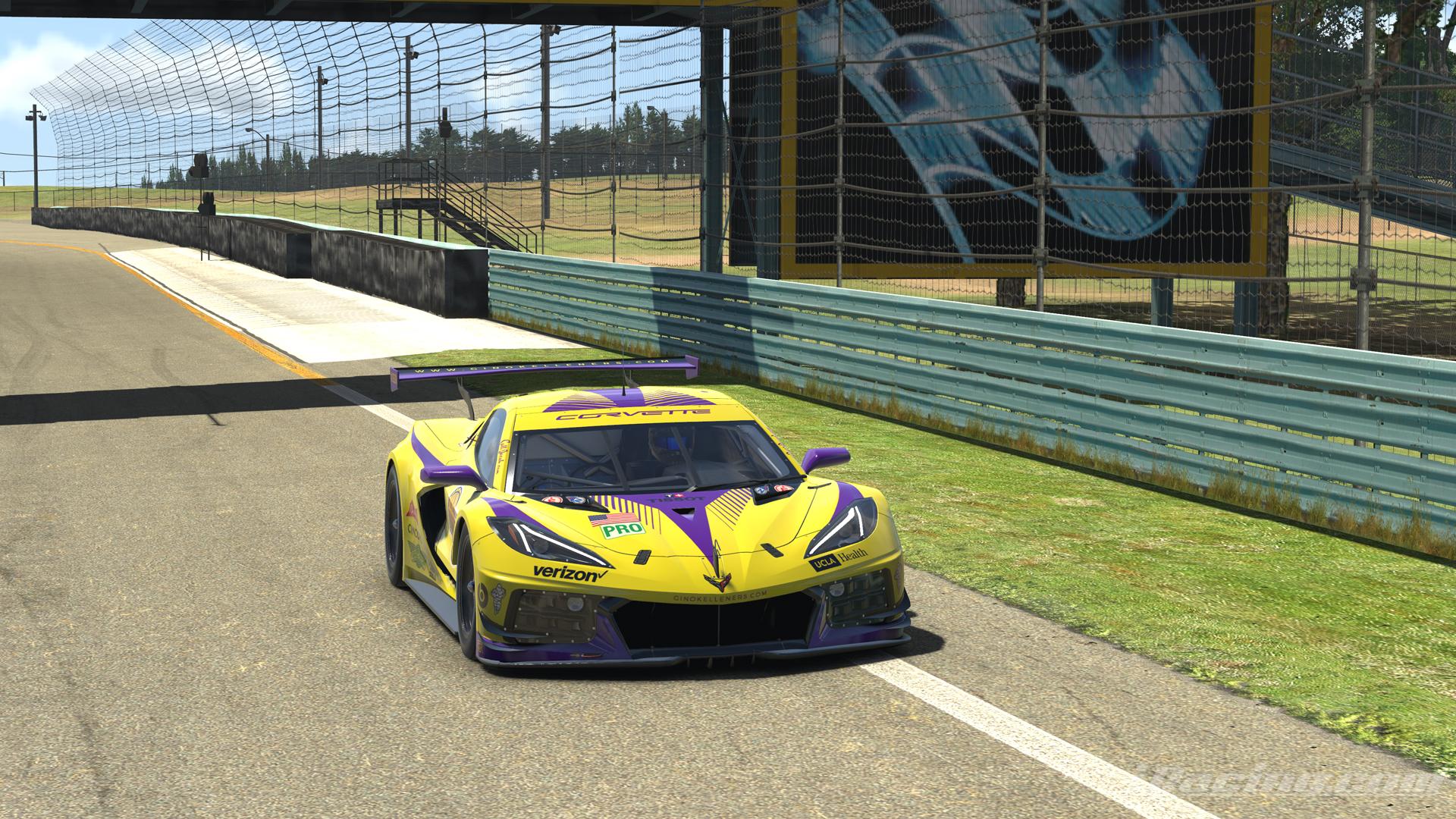 Preview of LA Lakers Livery - Chevrolet Corvette C8.R GTE  by Gino Kelleners