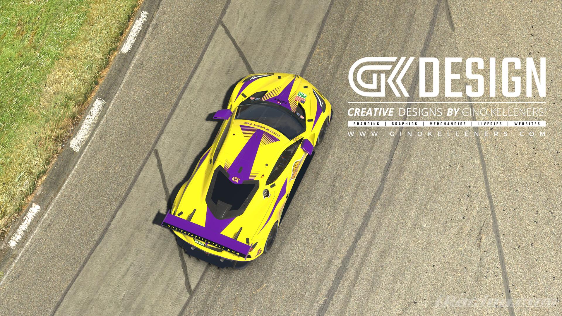 Preview of LA Lakers Livery - Chevrolet Corvette C8.R GTE  by Gino Kelleners