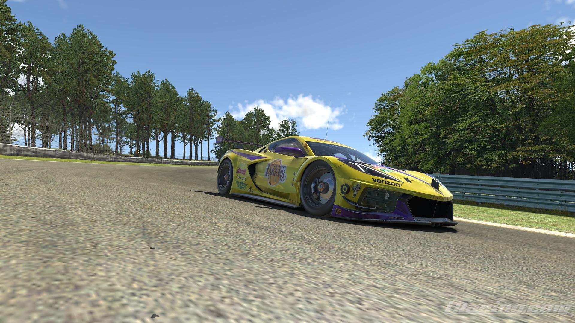 Preview of LA Lakers Livery - Chevrolet Corvette C8.R GTE  by Gino Kelleners