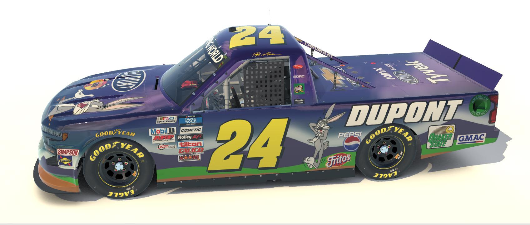jeff gordon bugs bunny car