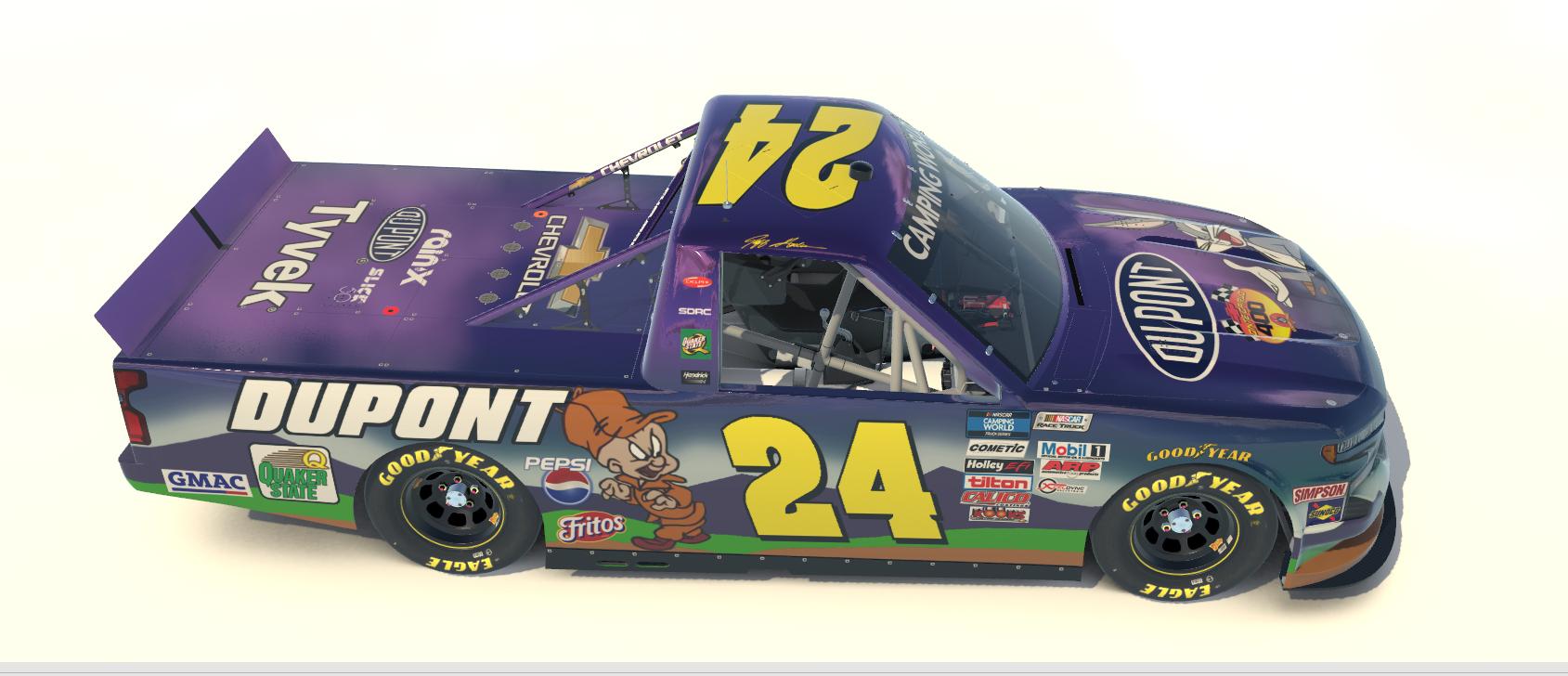 jeff gordon bugs bunny car