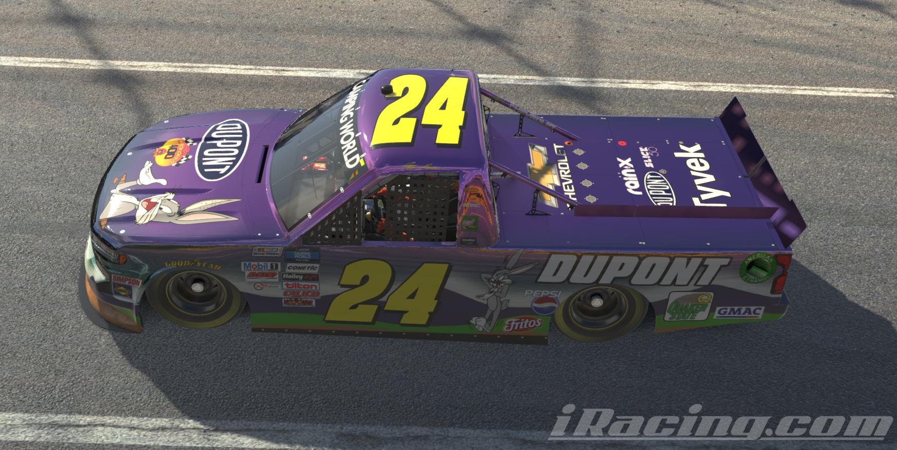 jeff gordon bugs bunny car