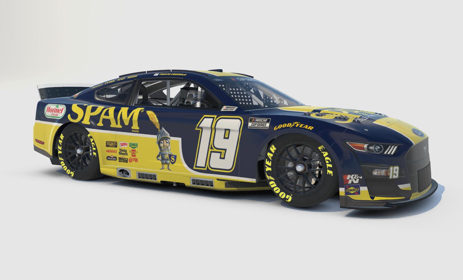 Spam NASCAR Cup Series Next Gen Ford Mustang by Travis Cedzidlo