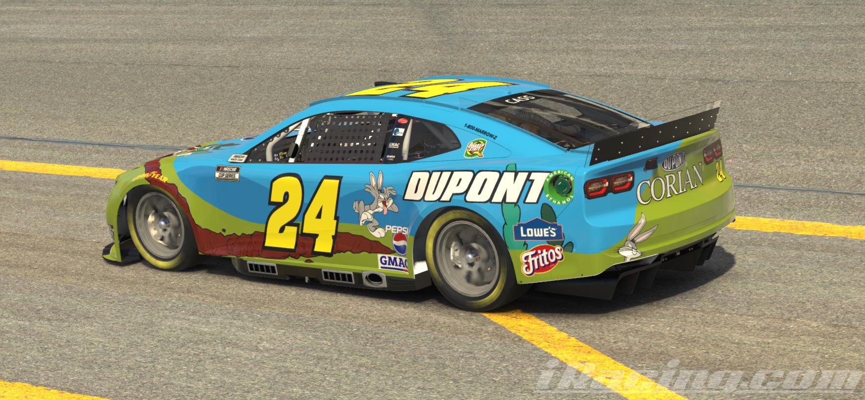 jeff gordon bugs bunny car