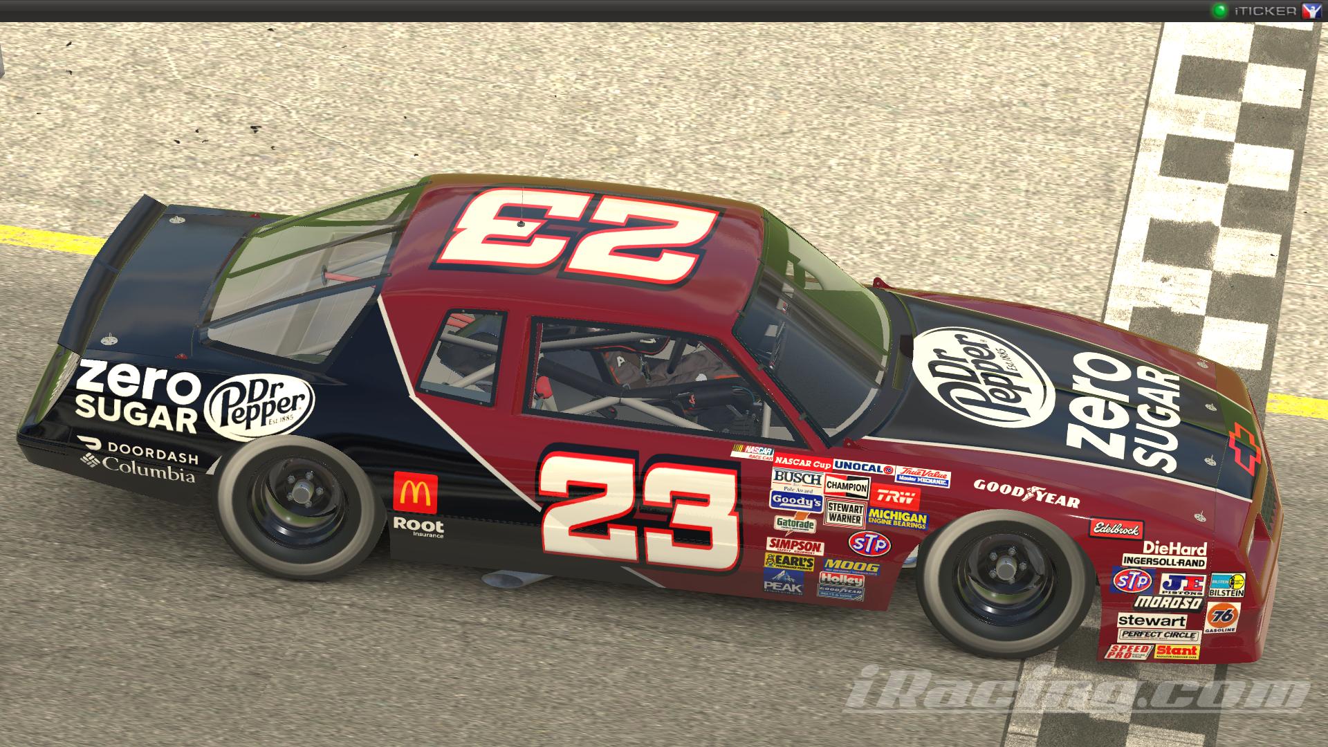 Dr. Pepper Zero Sugar Bubba Wallace 2021 Paint Scheme by Scotty Smith