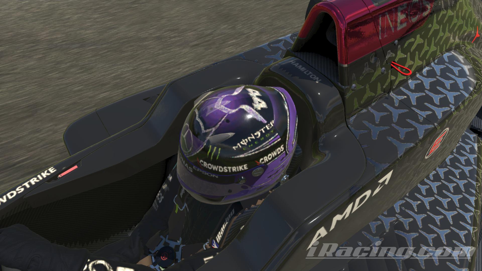 Lewis Hamilton 2021 Helmet - #44 Mercedes AMG by Giuseppe G. - Trading