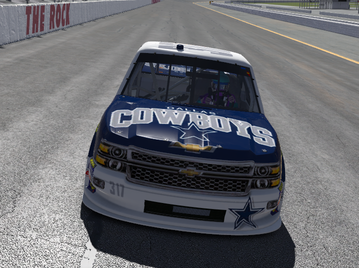 Dallas Cowboys Chevrolet Silverado 2015 by Allen M. Trading Paints