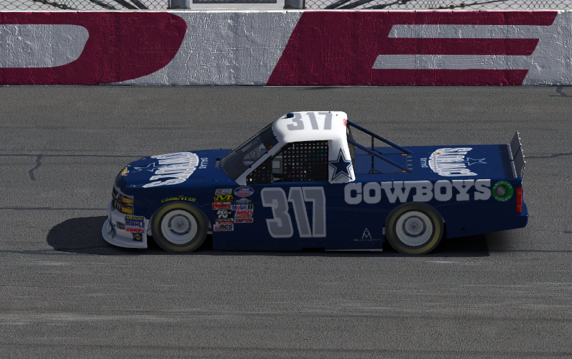 Dallas Cowboys Chevrolet Silverado 2015 by Allen M. Trading Paints