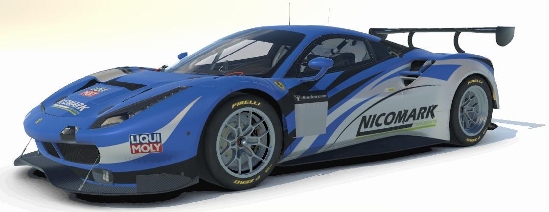 Preview of NICOMARK Ferrari 488 GT3 by Javier Luces