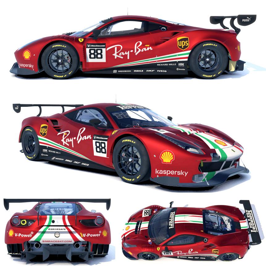 Preview of Ferrari 488 GT3 AF Corse by Paul V.
