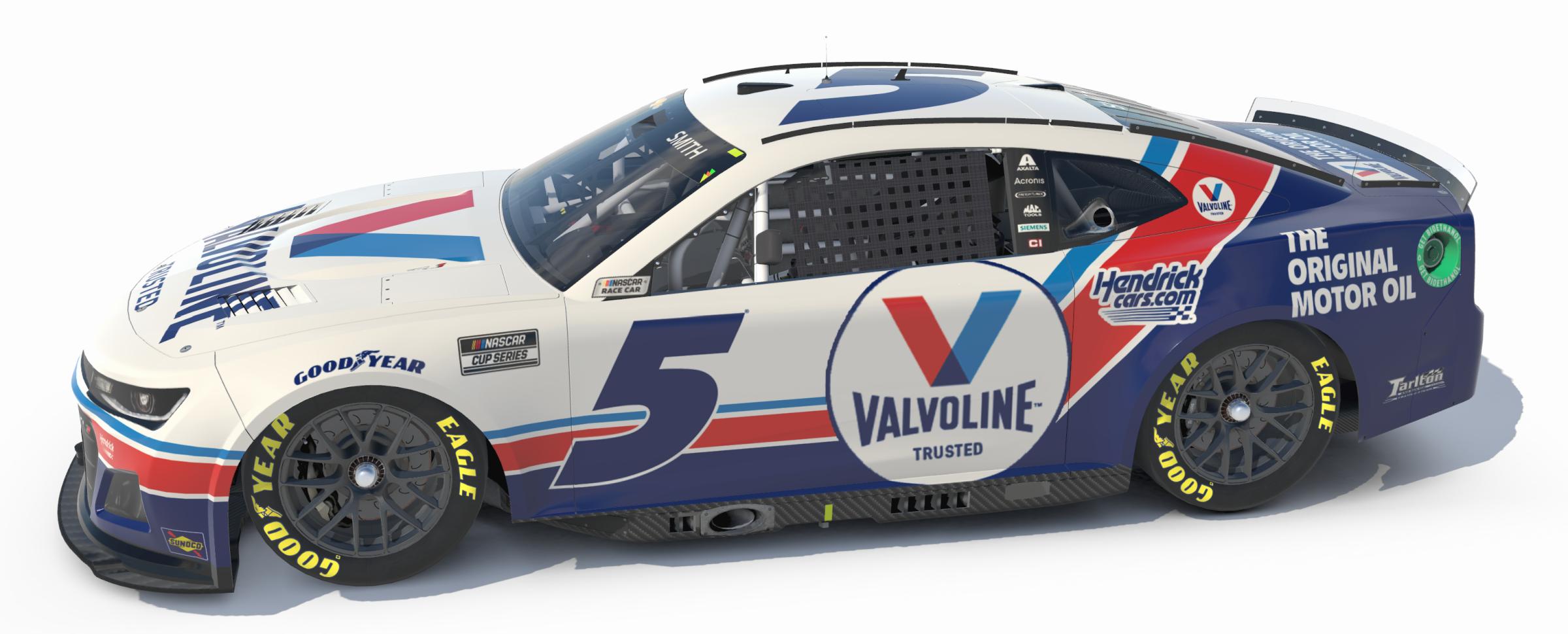 UPDATED 5 Kyle Larson Valvoline 2022 NextGen concept (custom number) by