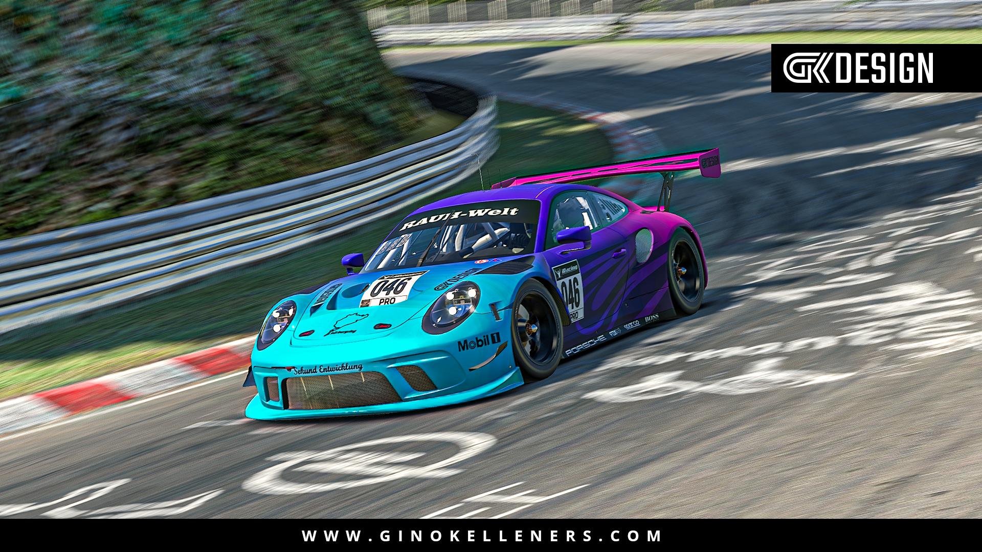 Preview of Rainbow Livery - Porsche 911 GT3 R by Gino Kelleners