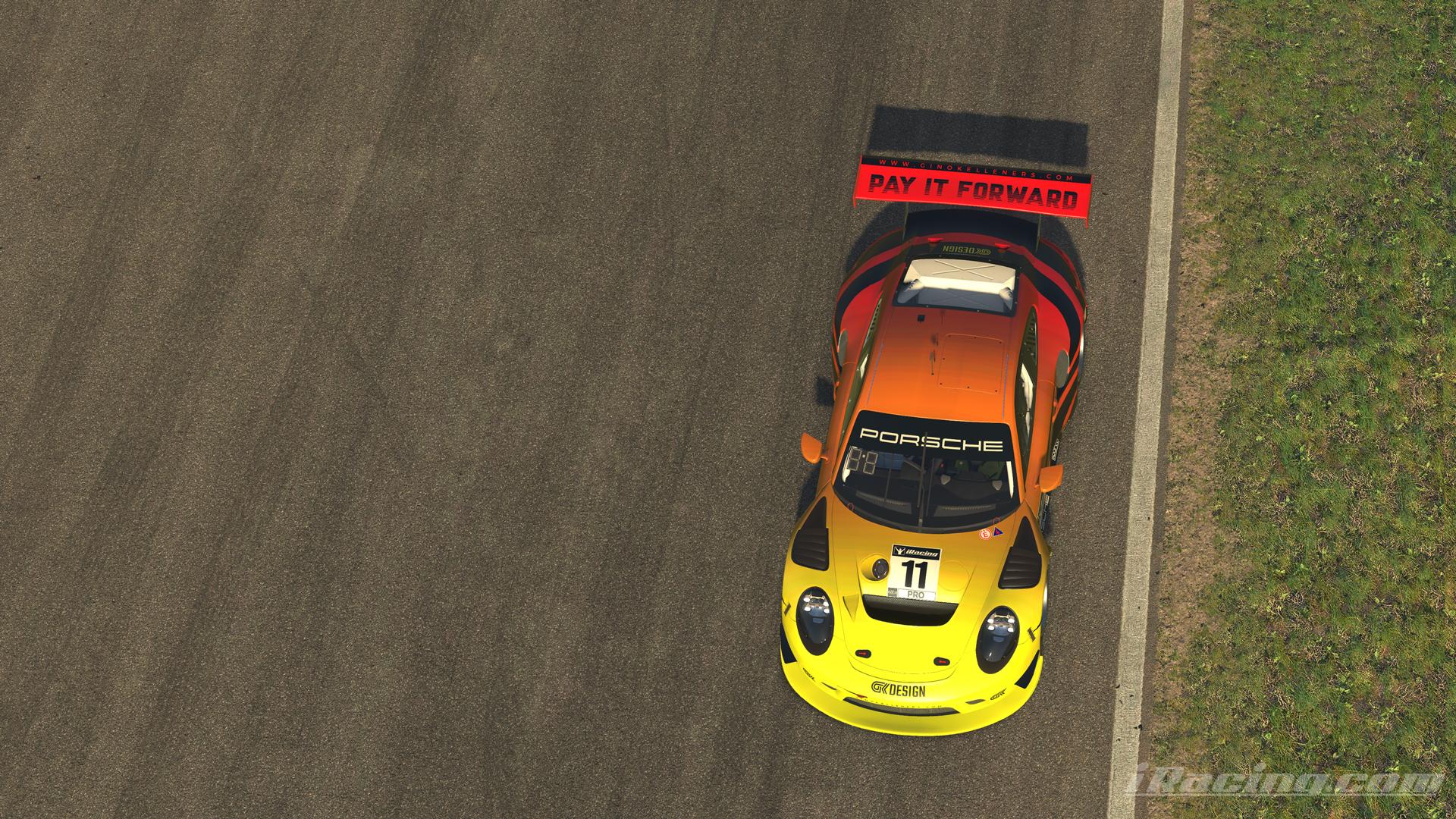 Preview of Sunrise Fire Livery - Porsche 911 GT3 R  by Gino Kelleners