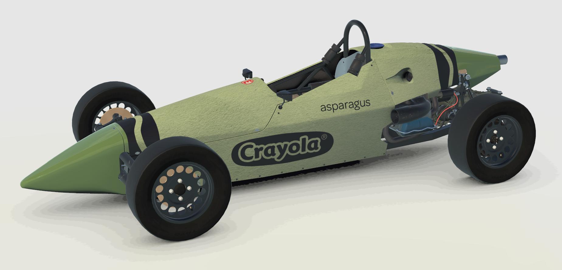 Asparagus Crayola Crayon Formula Vee by Daniel Rowe Trading Paints