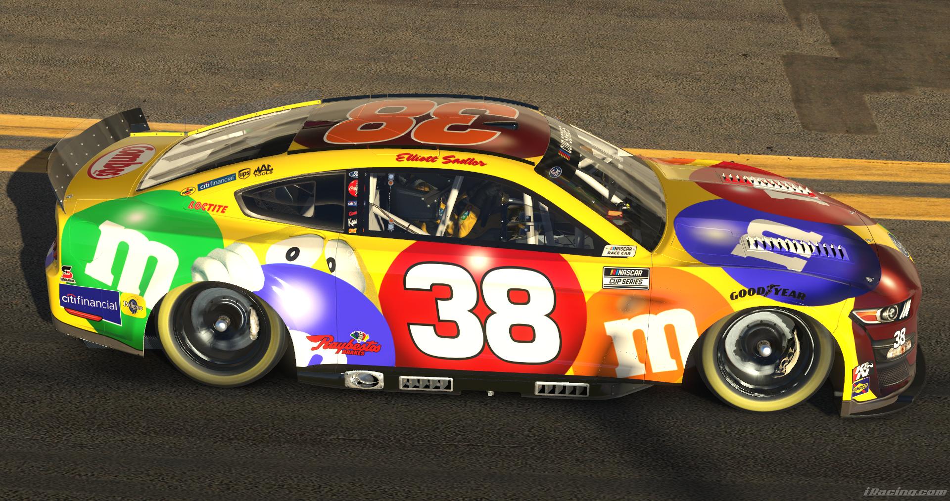 2005 Elliott Sadler M&Ms Mustang by Ben Horton - Trading Paints
