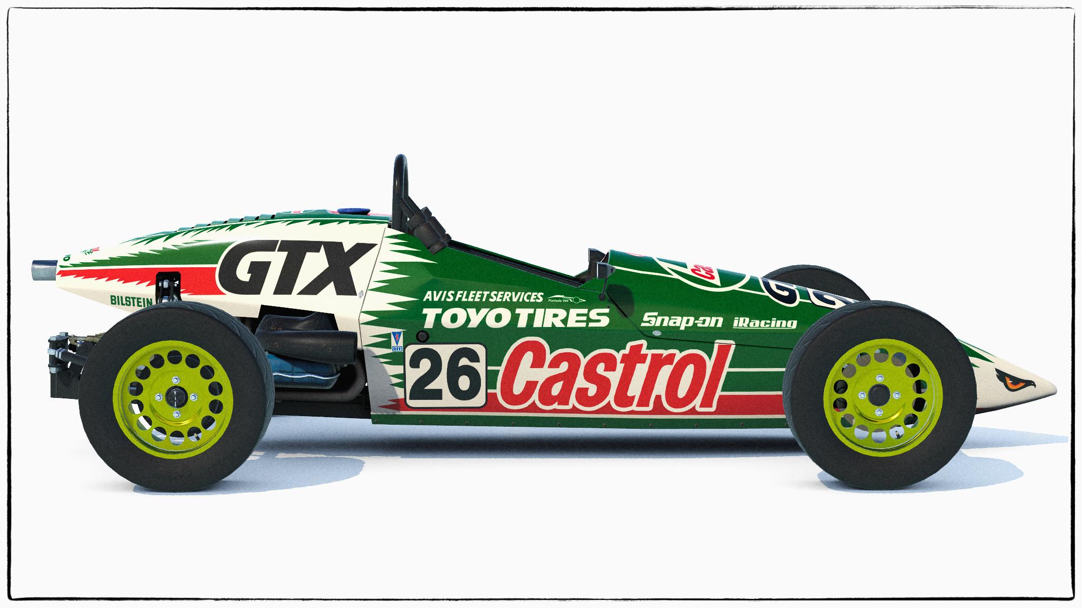 Preview of Castrol GTX Retro Formula Vee by Simon Bailey
